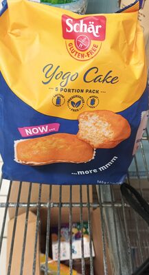 Yogo cake front packaging