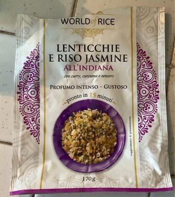 Lenticchie e riso jasmine