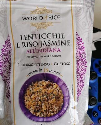 Lenticchie e riso jasmine