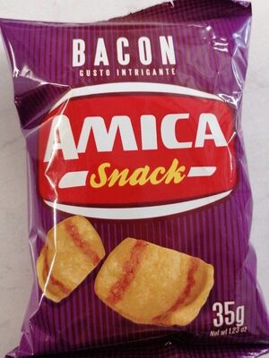 Amica snack gusto bacon front packaging