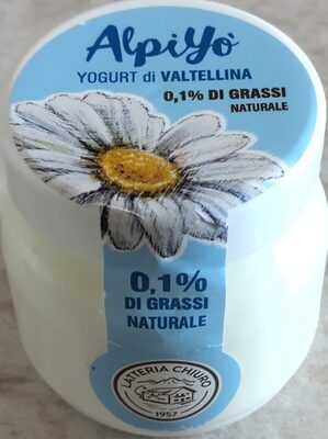 Alpiyò Yogurt magro Valtellina front packaging