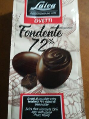 Ovetti fondente front packaging