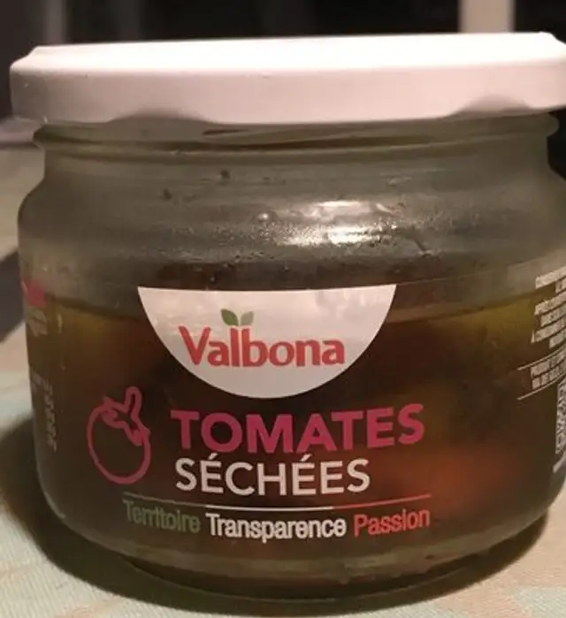 Tomates séchées front packaging