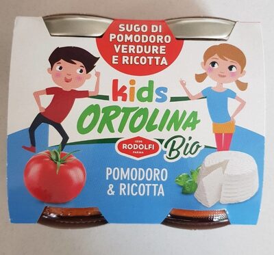 Ortolina kids Bio - pomodoro e ricotta