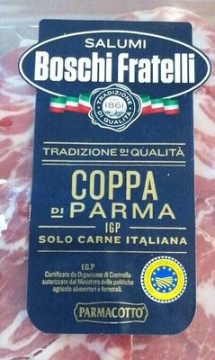 Coppa di parma igp front packaging