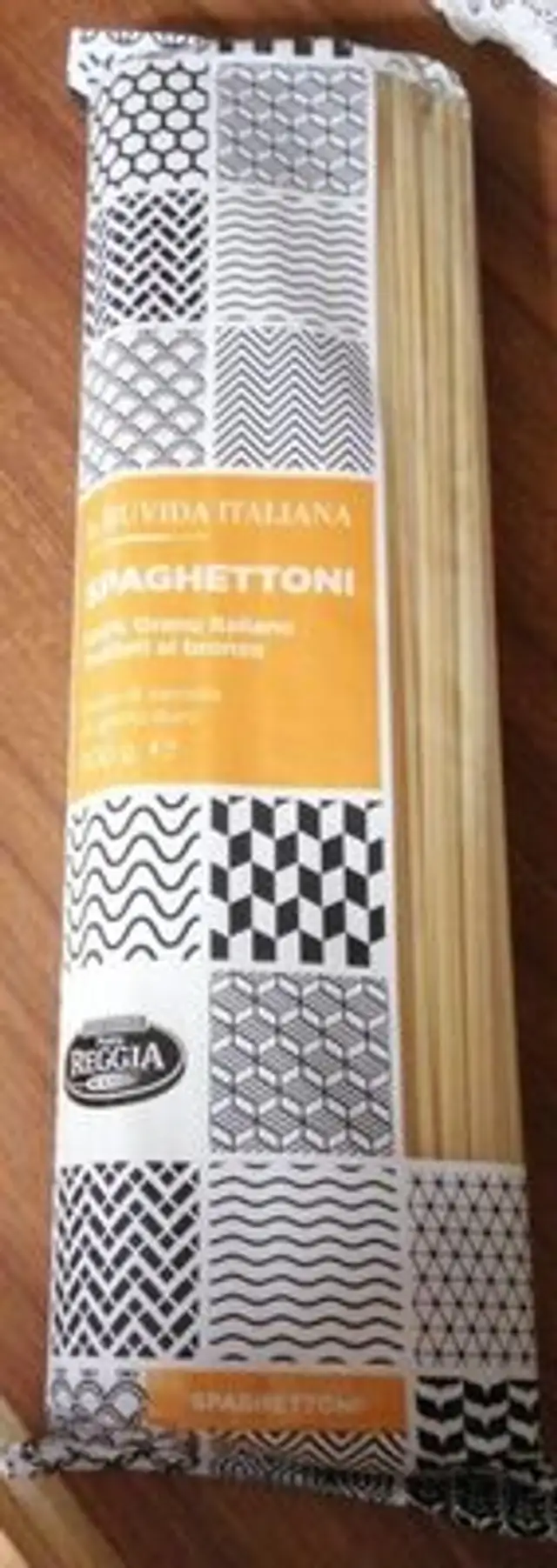 Pasta front packaging