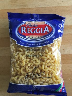 Reggia Elbows Semola GR 500 front packaging