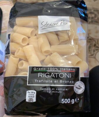 Rigatoni trafilata al bronzo front packaging