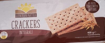 Crackers integrali front packaging