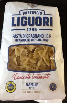 Farfalle, Cooked front packaging