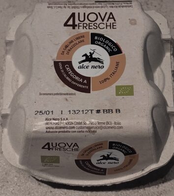 4 uova fresche front packaging