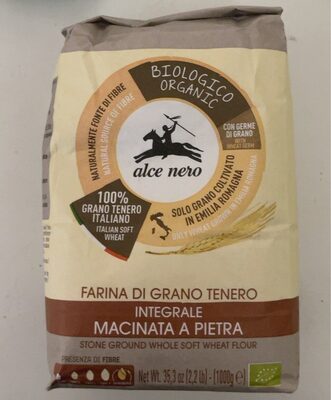 Farina integrale macianata a pietra