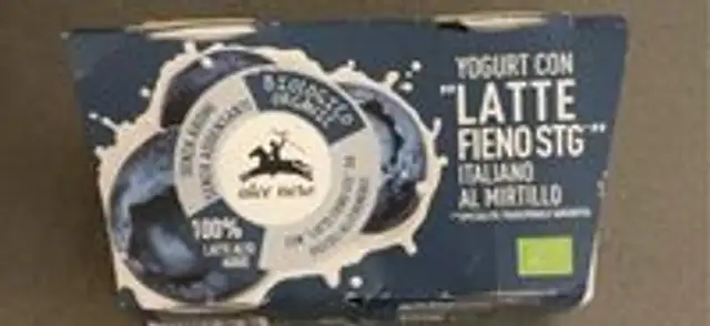 Yogurt con latte fieno al mirtillo