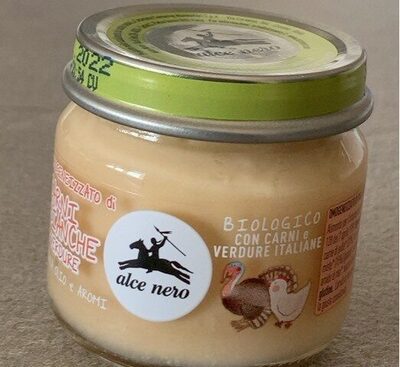 Carni bianche e verdure front packaging