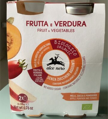 Frutta e verdura mela zucca e pomodoro