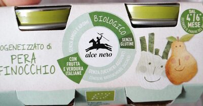 Omogeneizzato Pera e finocchio front packaging