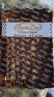 Chiacchere decorate al cioccolato