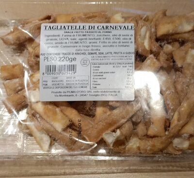 Tagliatelle di Carnevale