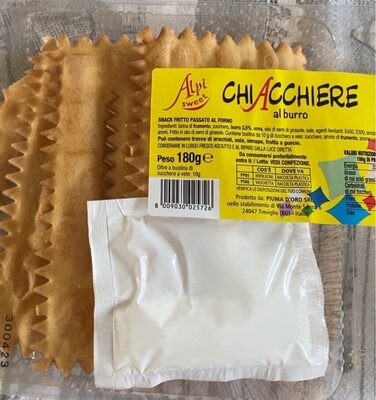 Chiacchere al burro