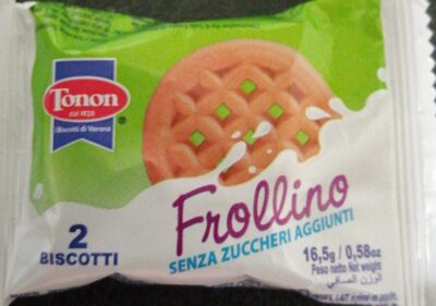 Frollino senza zuccheri aggiunti