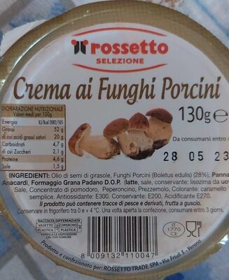 Crema ai Funghi Porcini front packaging