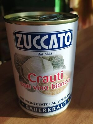 Crauti con vino bianco front packaging