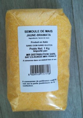 Semoule de maïs jaune-bramata