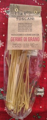Linguine pasta di semola di grano duro con germe di grano front packaging