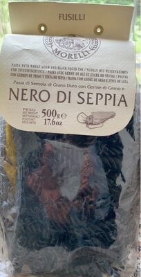 Fusilli nero di seppia front packaging