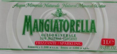 Acqua oligominerale front packaging