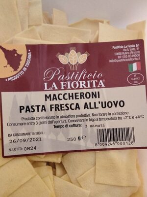 Maccheroni pasta fresca all'uovo