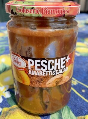 Pesche+ amaretti & cacao