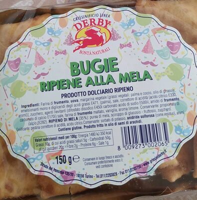 Bugie ripiene alla mela