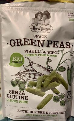 Snack green peas