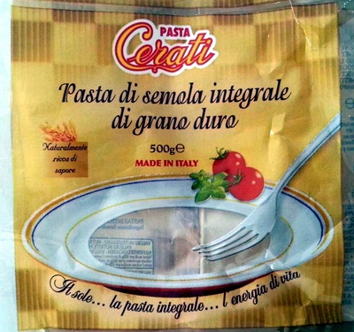 Pasta di semola integrale di grano duro