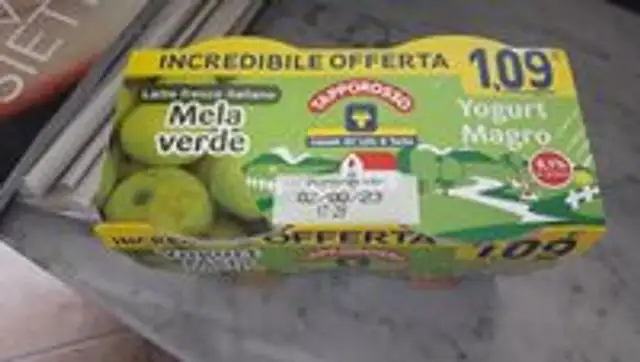 Yogurt mela verde magro