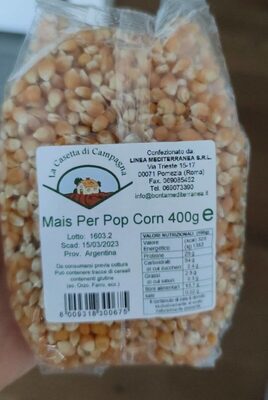 Mais per Pop Corn front packaging