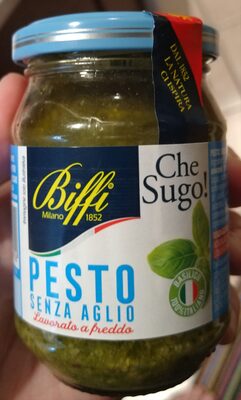 Pesto senza aglio non pastorizzato