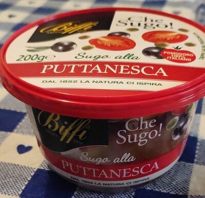Sugo alla puttanesca front packaging