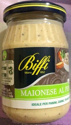 Maionese al pepe nero front packaging