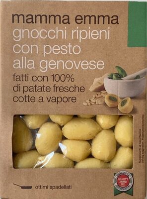 Gnocchi ripieni con pesto alla genovese