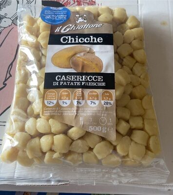 Chicche caserecce di patate fresche front packaging