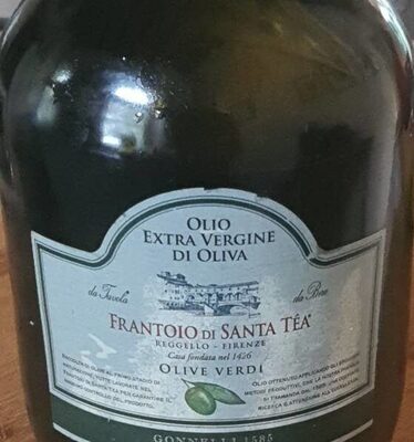 Olio extravergine di oliva front packaging