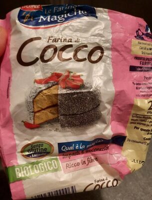 le farine magiche-farina di cocco front packaging