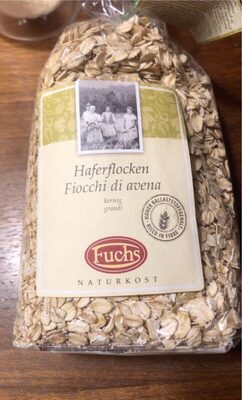 Haferflocken front packaging