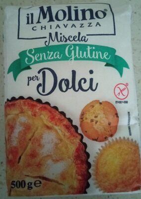Miscela per dolci front packaging