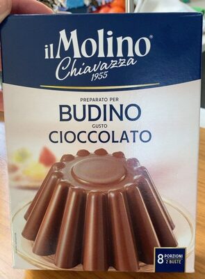 Preparato per budino gusto cioccolato front packaging