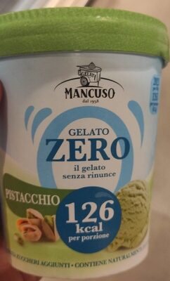 Gelato zero front packaging