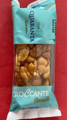 Croccante snack front packaging