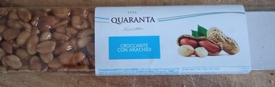 Croccante con arachidi front packaging